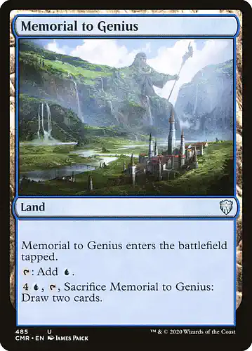 Memorial to Genius - cmr Spoiler