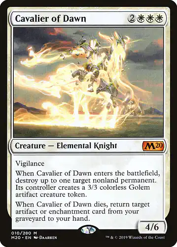 Cavalier of Dawn - m20 Spoiler
