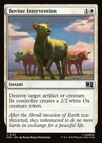 Bovine Intervention - msc Spoiler