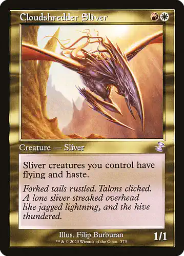 Cloudshredder Sliver - tsr Spoiler