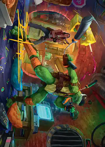 Michelangelo, Game Master - tmt Spoiler