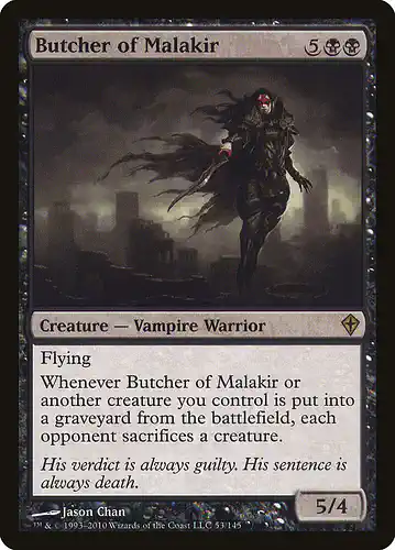 Butcher of Malakir - wwk Spoiler