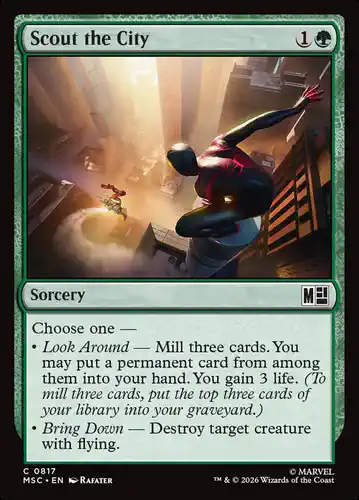 Scout the City - msc Spoiler