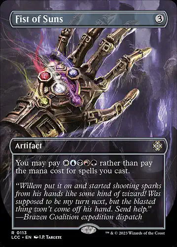 Fist of Suns - lcc Spoiler
