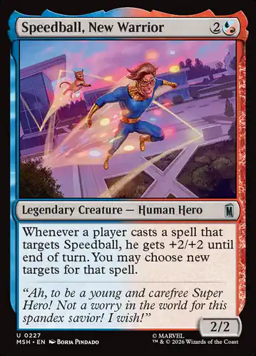 Speedball, New Warrior - msh Spoiler