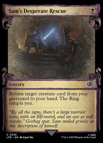 Sam's Desperate Rescue - ltr Spoiler