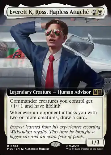 Everett K. Ross, Hapless Attaché - msc Spoiler