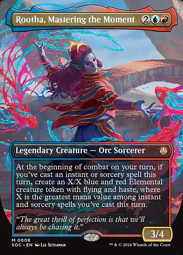 Rootha, Mastering the Moment - soc Spoiler