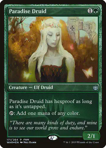 Paradise Druid - war Spoiler