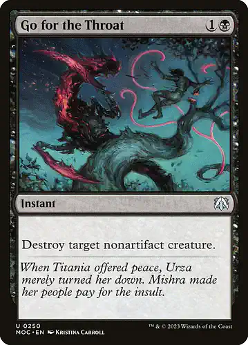 Go for the Throat - moc Spoiler