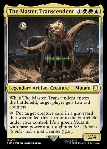 The Master, Transcendent - pip Spoiler
