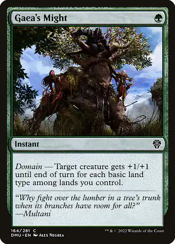 Gaea's Might - dmu Spoiler