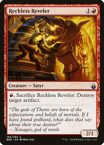 Reckless Reveler - bbd Spoiler