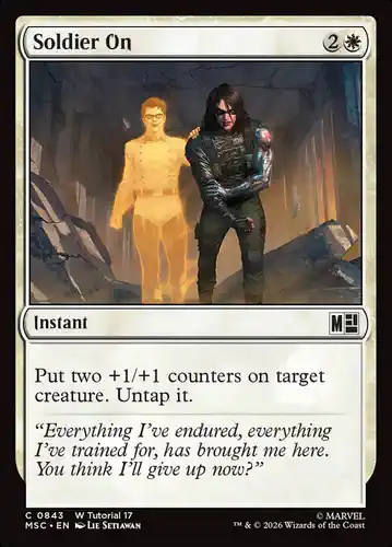 Soldier On - msc Spoiler