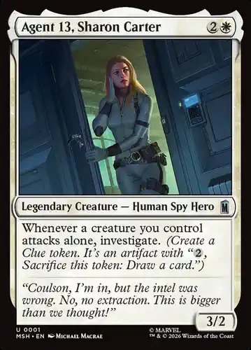 Agent 13, Sharon Carter - msh Spoiler
