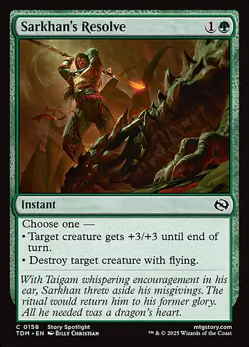 Sarkhan's Resolve - tdm Spoiler