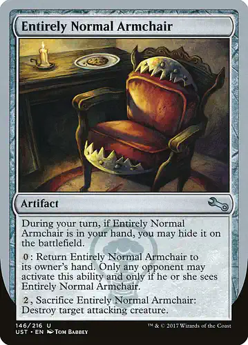 Entirely Normal Armchair - ust Spoiler