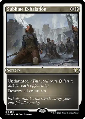 Sublime Exhalation - cmm Spoiler