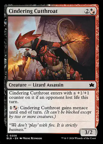 Cindering Cutthroat - blb Spoiler