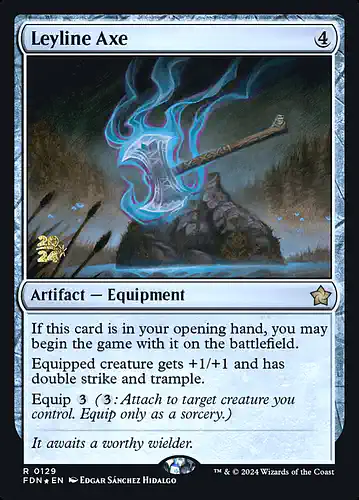 Leyline Axe - fdn Spoiler
