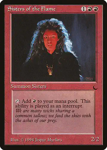 Sisters of the Flame - drk Spoiler
