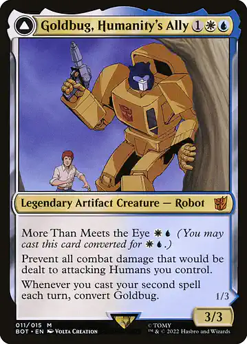 Goldbug, Humanity's Ally - bot Spoiler
