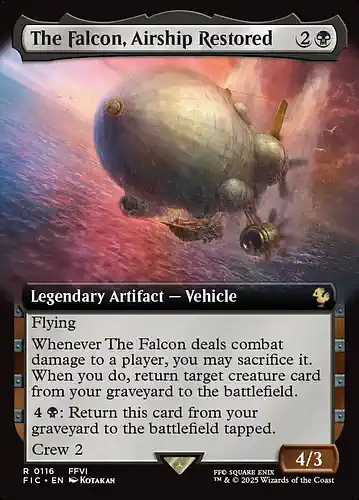 The Falcon, Airship Restored - fic Spoiler