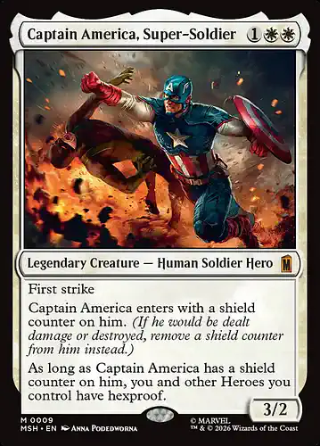 Captain America, Super-Soldier - msh Spoiler