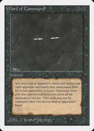 Word of Command - 2ed Spoiler