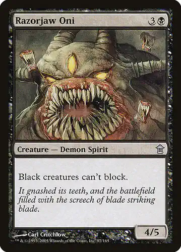 Razorjaw Oni - sok Spoiler