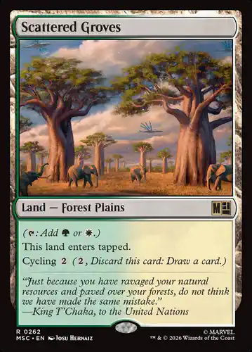 Scattered Groves - msc Spoiler
