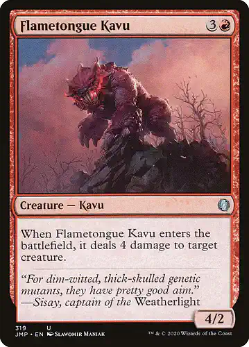 Flametongue Kavu - jmp Spoiler