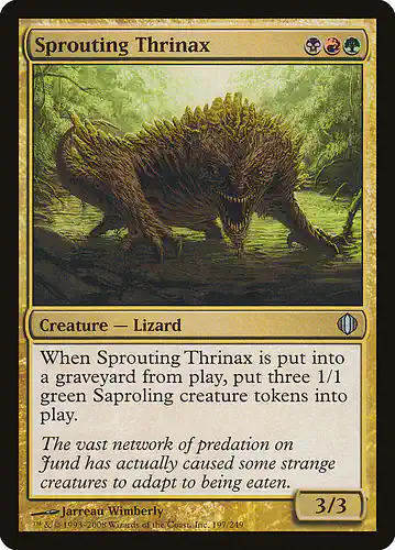 Sprouting Thrinax - ala Spoiler