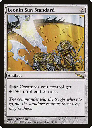 Leonin Sun Standard - mrd Spoiler