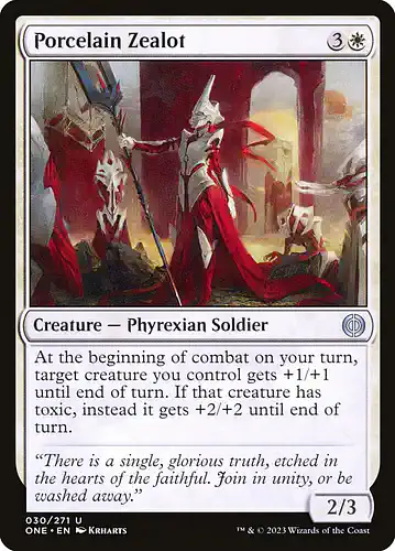Porcelain Zealot - one Spoiler