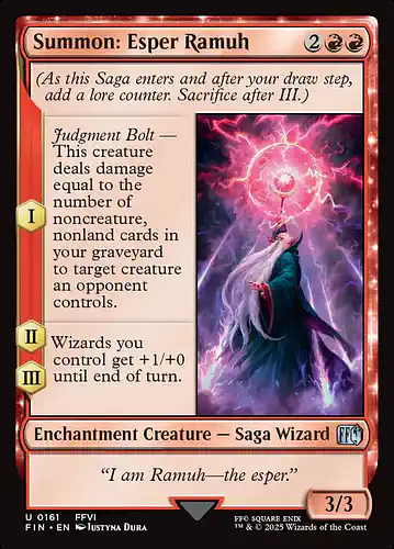 Summon: Esper Ramuh - fin Spoiler
