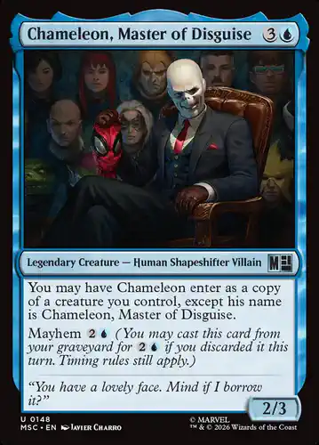 Chameleon, Master of Disguise - msc Spoiler