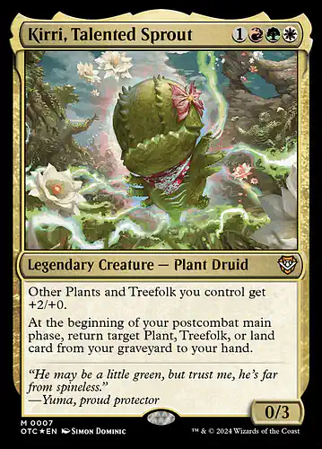 Kirri, Talented Sprout - otc Spoiler