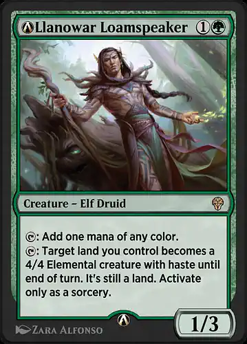 A-Llanowar Loamspeaker - dmu Spoiler