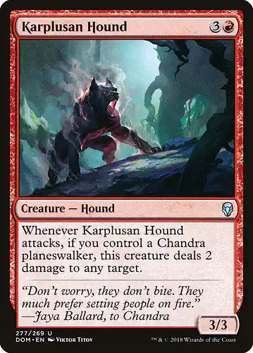 Karplusan Hound - dom Spoiler