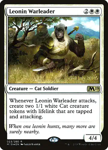 Leonin Warleader - m19 Spoiler