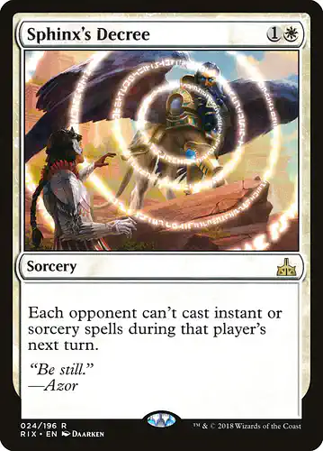 Sphinx's Decree - rix Spoiler