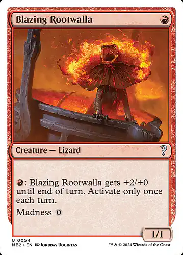 Blazing Rootwalla - mb2 Spoiler