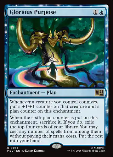 Glorious Purpose - msc Spoiler