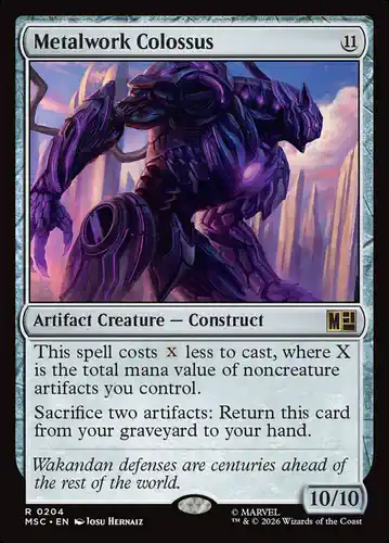 Metalwork Colossus - msc Spoiler