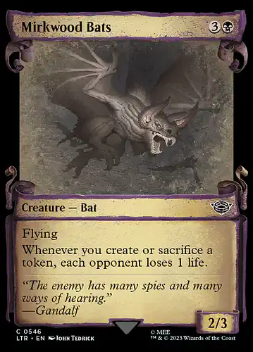 Mirkwood Bats - ltr Spoiler