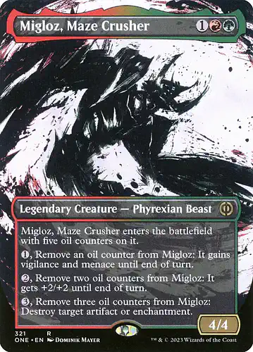 Migloz, Maze Crusher - one Spoiler