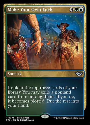 Make Your Own Luck - otj Spoiler