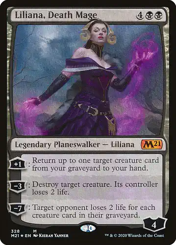 Liliana, Death Mage - m21 Spoiler