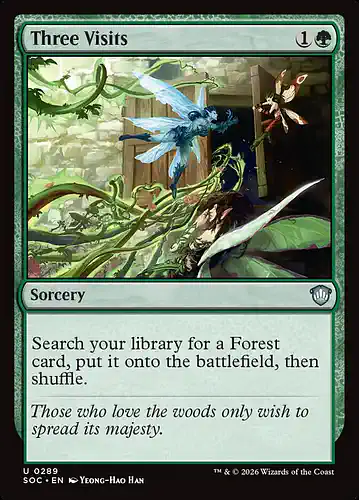 Three Visits - soc Spoiler